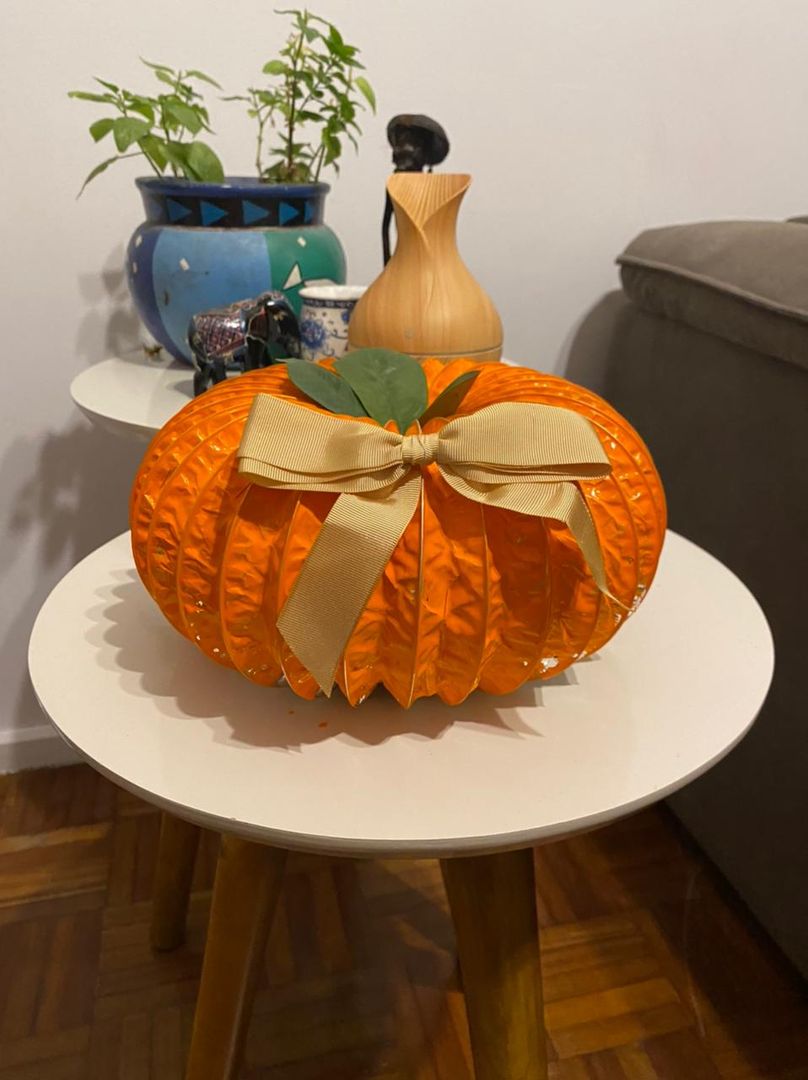 How to Make a Dryer Vent Pumpkin [10 Steps] Dryer Vent Craft Ideas