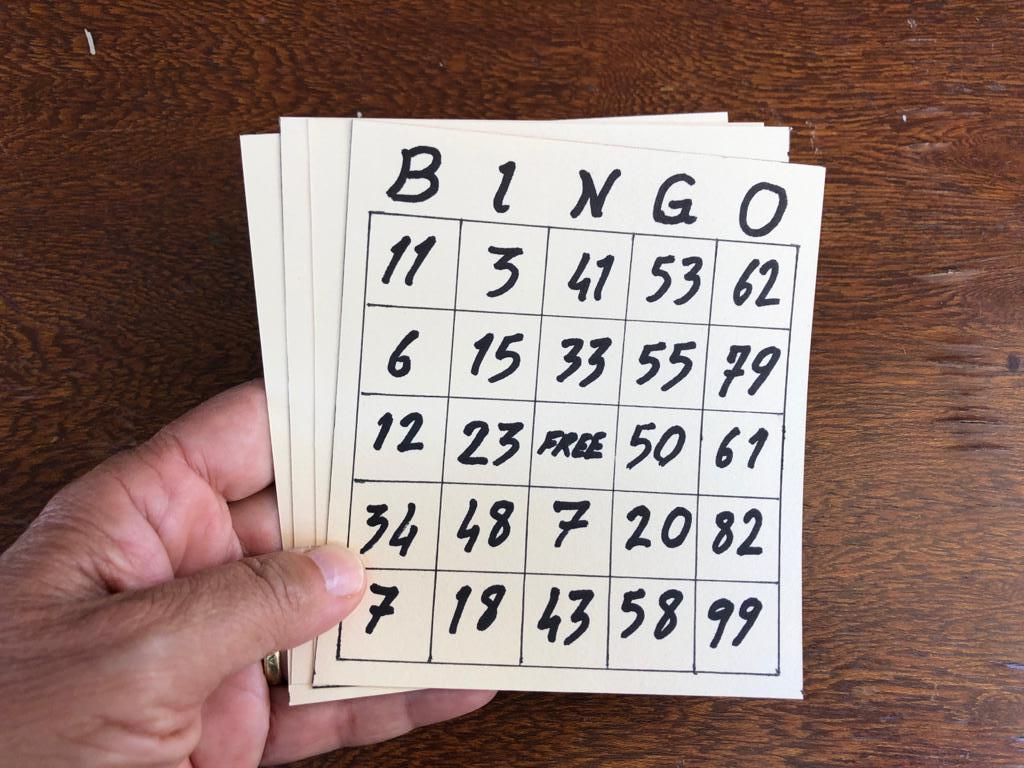 ¿Cómo hacer juego de bingo casero