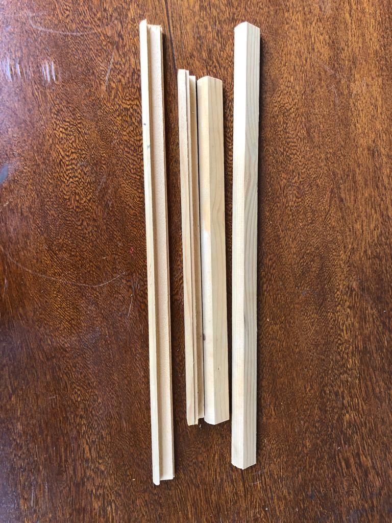 Birinci adım: Kullanmak istediğiniz ahşabı toplayın