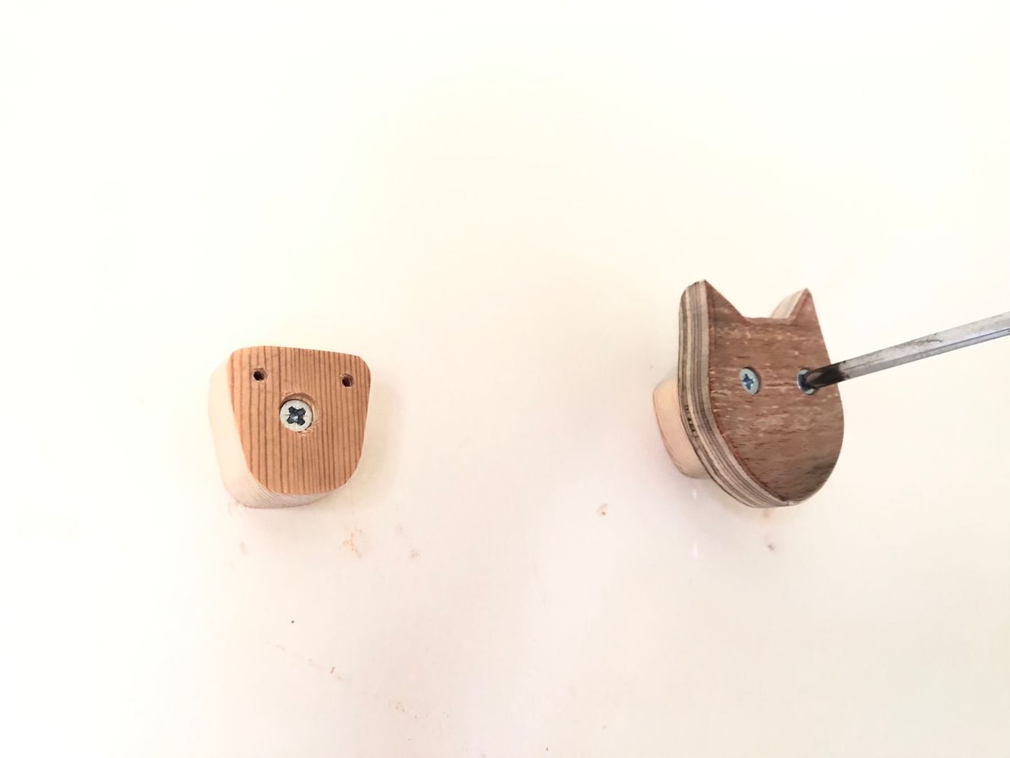 6 Ganci Da Parete In Legno A Forma Di Animale, Autoadesivi, Per Cappotti E Asciugamani, Stile Cartoon