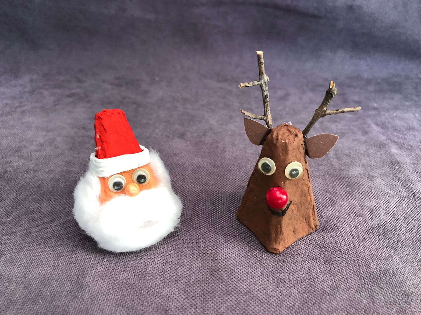 Decoração Sazonal DIY | Como Fazer Fantoche de Natal com Caixa de Ovos |  homify