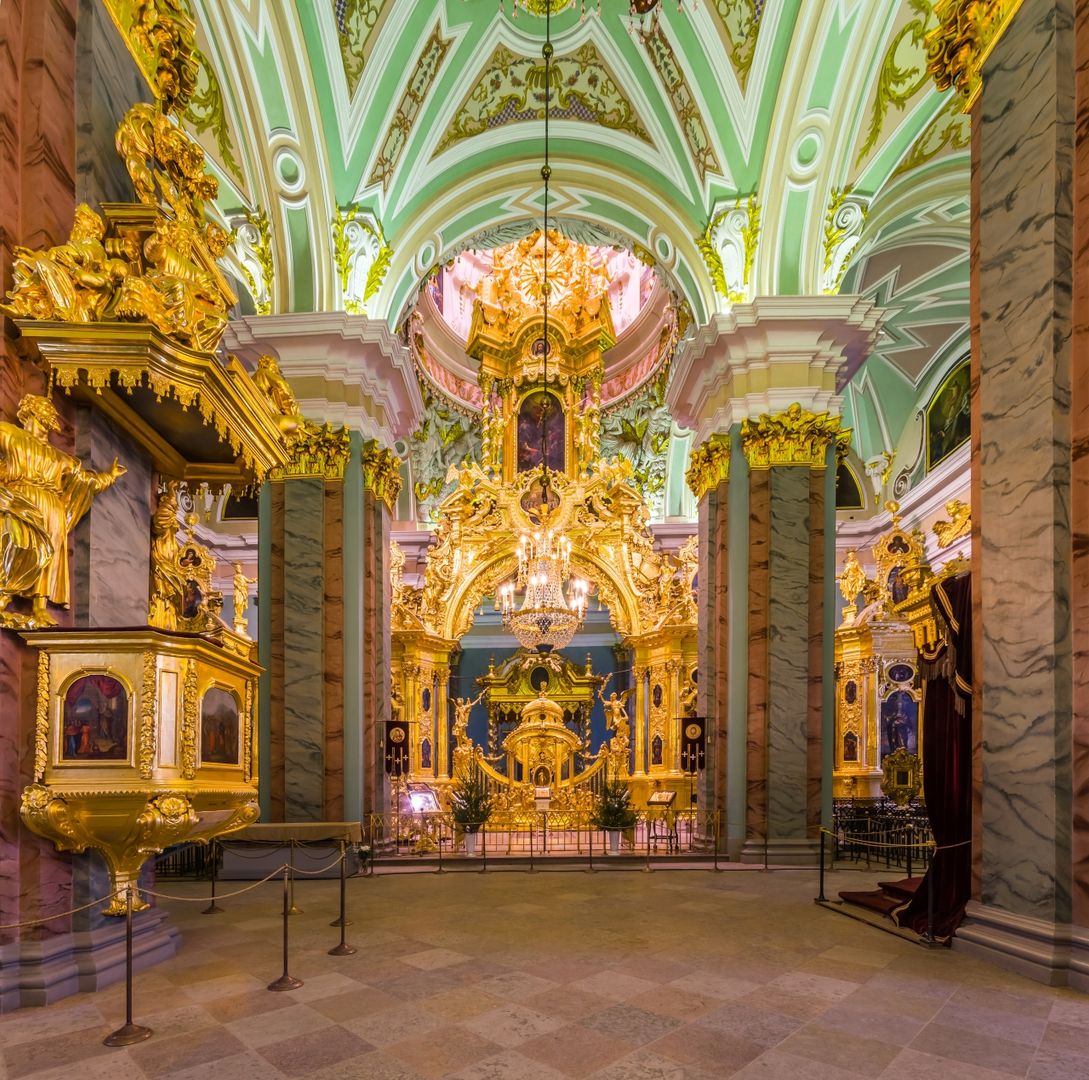 Петропавловский Собор Фото Внутри
