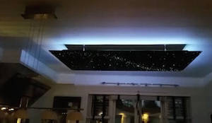 Luxe Badkamer Sterrenhemel plafond verlichting van glasvezel en LED ... Luxe Badkamer Sterrenhemel plafond verlichting van glasvezel en LED ...