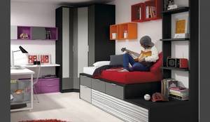 Mobiliario para dormitorio juvenil en Palencia: Habitaciones juveniles de estilo  de MUEBLES GATON VALLE, amueblamiento de espacios en Palencia  hacemos que los ambientes que den acogedores con encanto y un estilo diferente , Moderno  