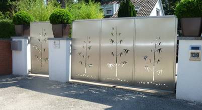 Edelstahl Atelier Crouse Individuelle Gartentore Designers A