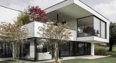 Objekt 254 / meier architekten meier architekten zürich Moderne Häuser Weiß einfamilienhaus,fassade,garten,terrasse