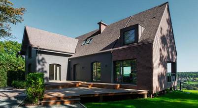 moderne Häuser von BURO5 - architectes & associés