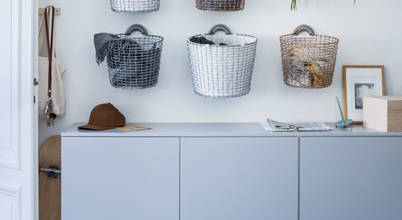 Korbo kids room storage , Korbo Korbo Skandinavischer Flur, Diele & Treppenhaus Eisen/Stahl Weiß Aufbewahrungen