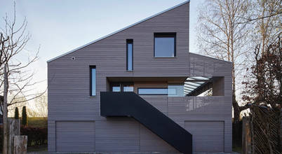 WESTFASSADE: moderne Häuser von ARCHITEKTEN GECKELER