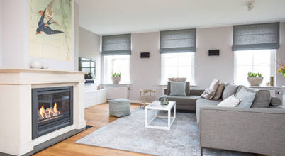 landhausstil Wohnzimmer von Mignon van de Bunt Interieurontwerp, Styling & Realisatie