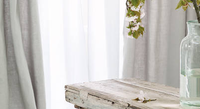 Stoffe für Fenster: die Augen des Hauses Wohnwiese Jette Schlund Moderne Ankleidezimmer Massivholz Transparent