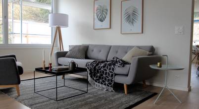 Wohnzimmer im nordischen Stil: skandinavische Wohnzimmer von Home Staging Nordisch