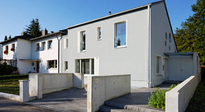 Ansicht von der Straße: Einfamilienhaus von Grotegut Architekten 