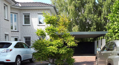 Carportanlage mit viel Platz Schmiedekunstwerk GmbH Carport Metall Grau