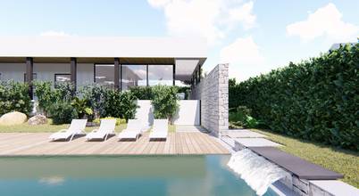 VillAdosa, DFG Architetti Associati DFG Architetti Associati Moderne Pools