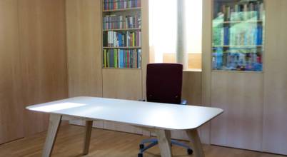 Atelier Moderne Arbeitszimmer von archipur Architekten aus Wien Modern Holz Holznachbildung