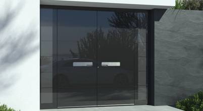 Pirnar Ultimum Pure 613 1001-Tuer.de Haustür Glas Schwarz
