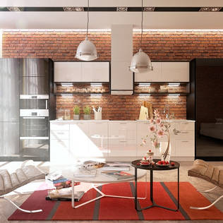 Mutfak ve Oturma Odasını Nasıl Birleştireceğinize Dair 15 Fikir