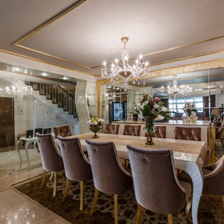 Yemek alanları için tavan aydınlatma modelleri