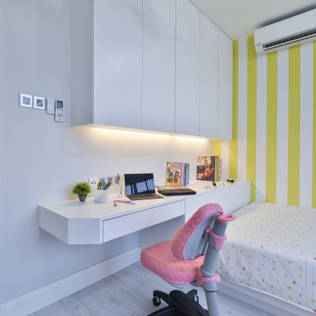 Küçük evler için 6 çocuk odası fikri