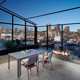 Balkon, Beranda & Teras Modern Oleh Feldman Architecture Modern