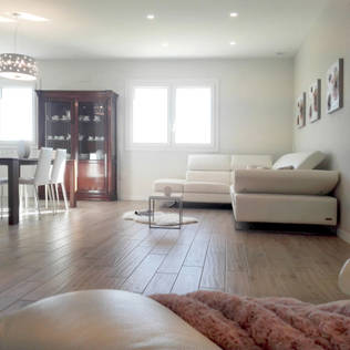 Geniş ve aydınlık bir yaşam alanı ortaya çıkaran dönüşüm