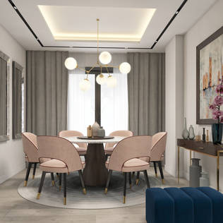 Yemek alanları için tavan aydınlatma modelleri