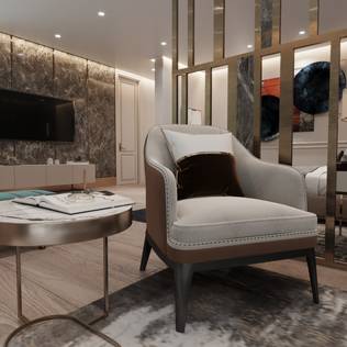 Sri Lanka'da süper lüks bir otel odası dekorasyonu