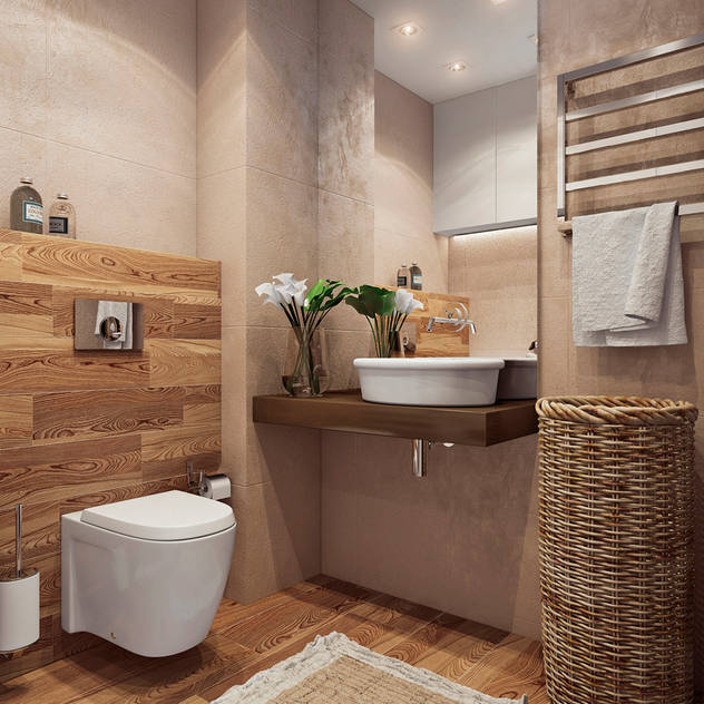 minimalistic Bathroom by Angelina Alekseeva