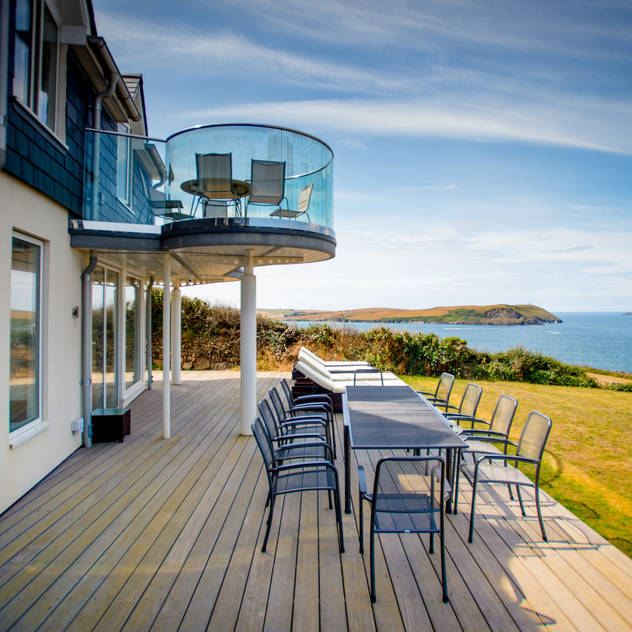 Seagrass, Polzeath, Cornwall The Bazeley Partnership Patios