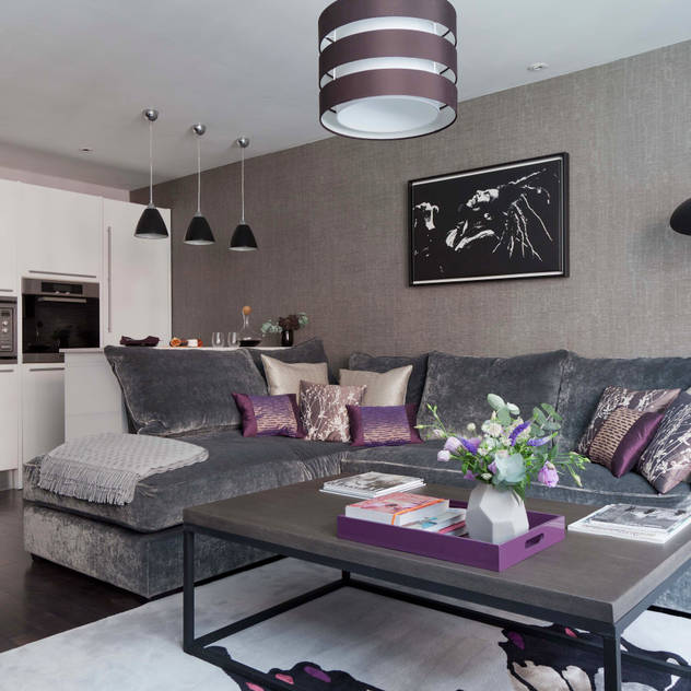 West End Apartment Nicola Holden Designs Modern living room