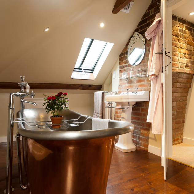 Copper Bath A1 Lofts and Extensions Rustic style bathroom