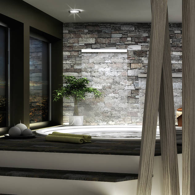 Spa de estilo moderno de redesign lab