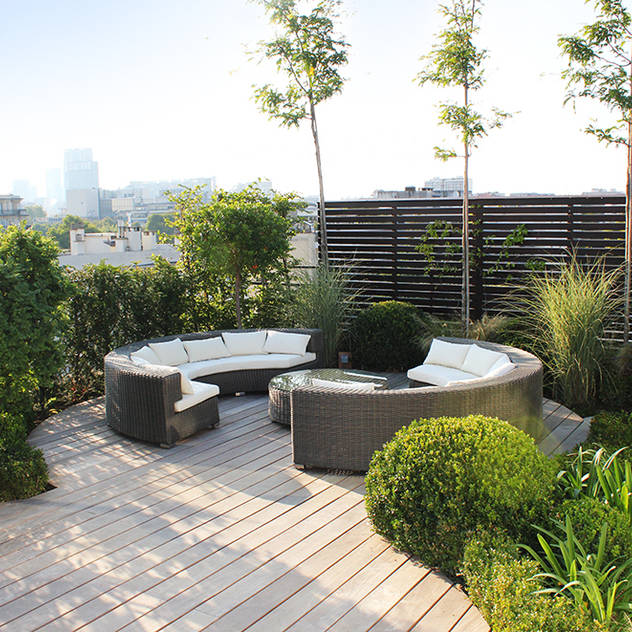 Un Jardin suspendu, FIORELLINO paysagiste FIORELLINO paysagiste Flat roof
