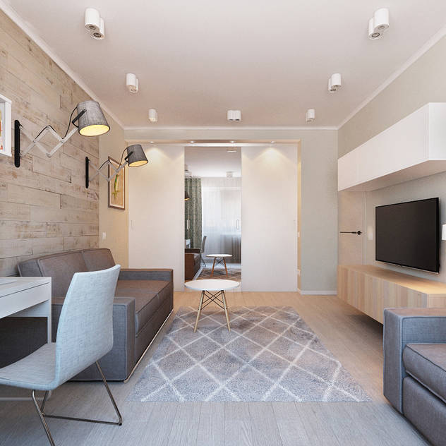 Family room by Ekaterina Donde Design Family room by Ekaterina Donde Design