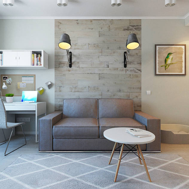 ห้องนั่งเล่น by Ekaterina Donde Design