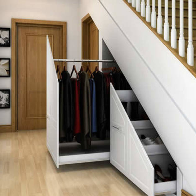 บันได, โถงบันได, ทางเดิน by Charts Interiors