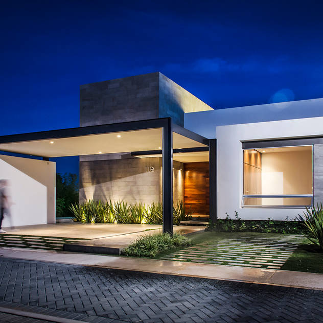 CASA T02: Casas de estilo moderno por ADI / arquitectura y diseño interior