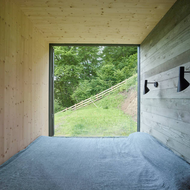 Phòng ngủ phong cách hiện đại bởi Backraum Architektur Hiện đại