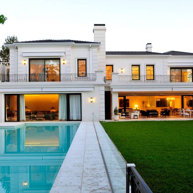 Casa Tortugas: Casas de estilo moderno por JUNOR ARQUITECTOS