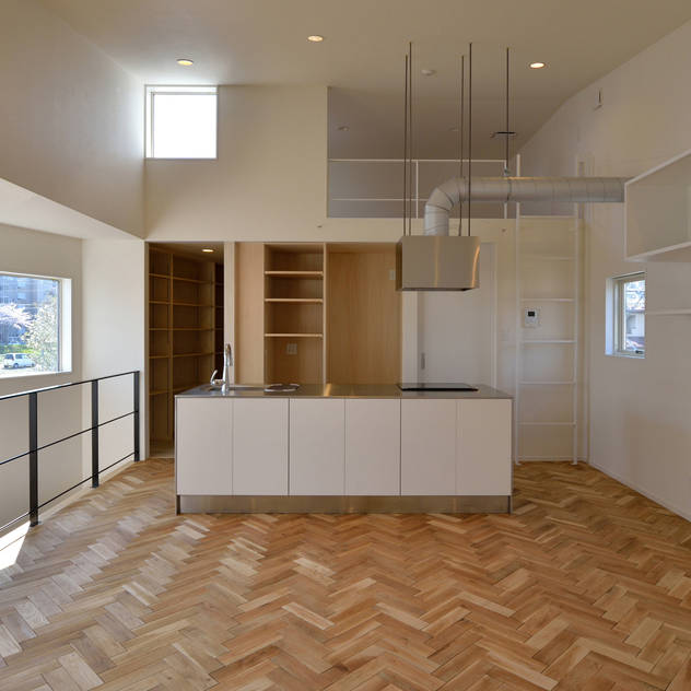 Cocinas de estilo minimalista por 株式会社ブレッツァ・アーキテクツ