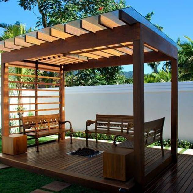 20 thiết kế mái Pergola gỗ đẹp mắt cho nhà ở 2020 - Luxstore