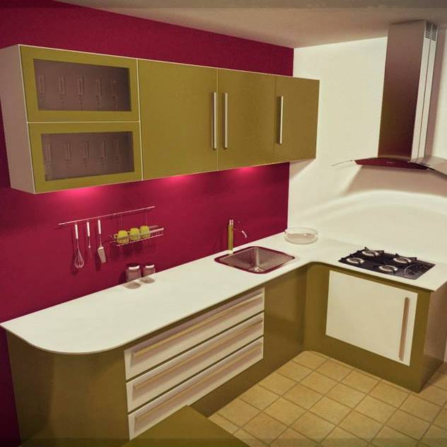 Cocinas modernas de Laboratorio 3d Moderno