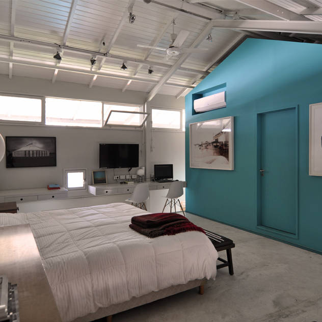 moderne Schlafzimmer von Matealbino arquitectura