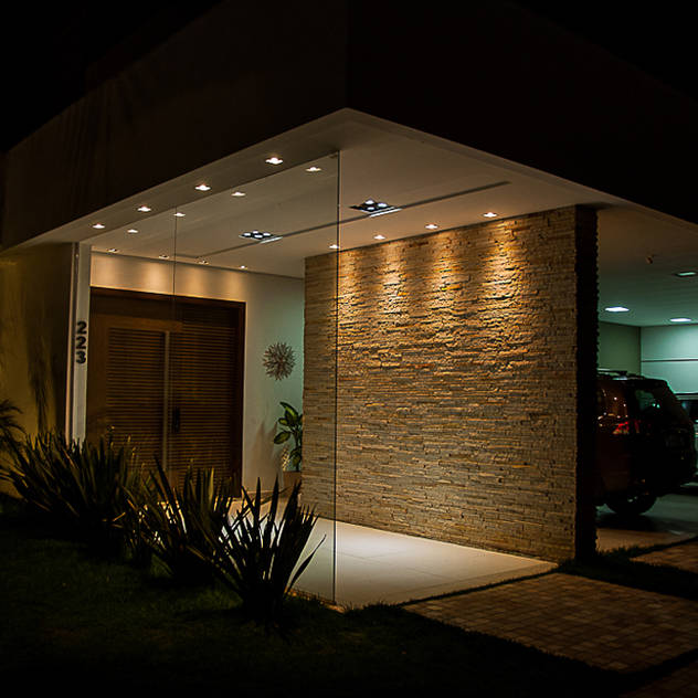 Casas de estilo moderno por A/ZERO Arquitetura