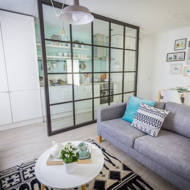 Salones de estilo escandinavo de Homestories