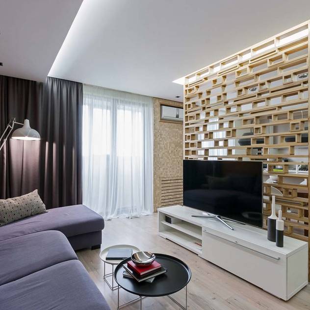 Salas de estar modernas por EUGENE MESHCHERUK   |  architecture & interiors