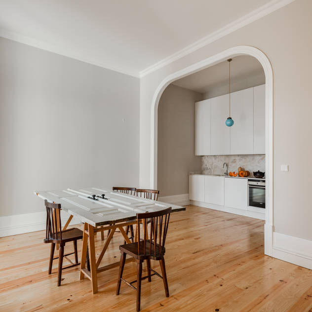 ห้องครัว by Pedro Ferreira Architecture Studio Lda