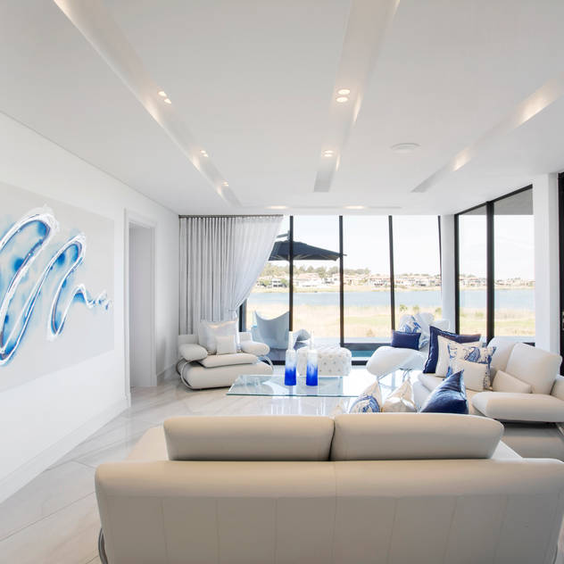 ULTRA MODERN RESIDENCE FRANCOIS MARAIS ARCHITECTS Modern living room