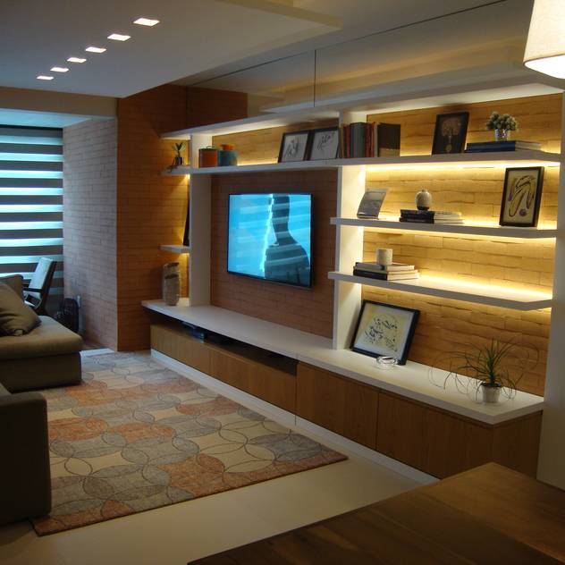 Geraldo Brognoli Ludwich Arquitetura Phòng khách